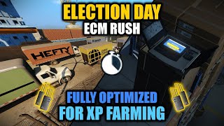 [PAYDAY 2] Election Day ECM rush: +20% stealth bonus in 1m45 || Fully optimized high-level rushing
