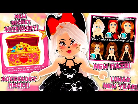 Free Secret Accessory New Hair And Cute Hacks In Roblox Royale High School Lunar New Year Update Youtube - the cutest new outfit and accessory hacks you need right now in roblox royale high school