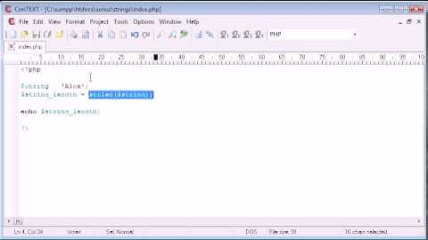 Beginner PHP Tutorial  String Functions String Length in PHP by For Student Organization