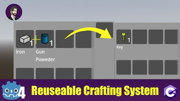 Creating a Crafting System! Creating A Horror Game in Godot 4!
