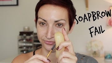 Trying Soap Brows for the First Time | FAIL | Young Wild and Polished