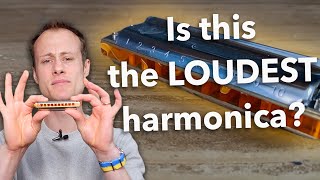 Is this the loudest harmonica (Hohner Crossover Blue Moon Custom Double Reed Plates)
