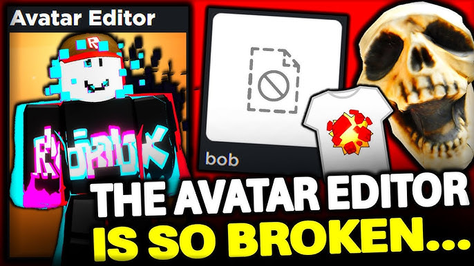 The avatar editor is still broken after 7 days (ROBLOX) 