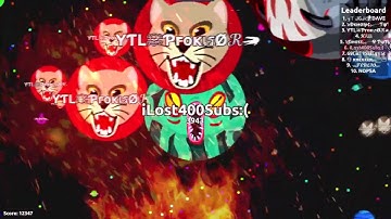 Montage | EPIC REALTIME SPLITRUNNING MEGA SERVER // the 10 best moments | Agar.io