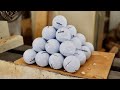 Wood Turning Golf Balls