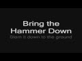 HammerFall - Bring The Hammer Down (lyrics) HD