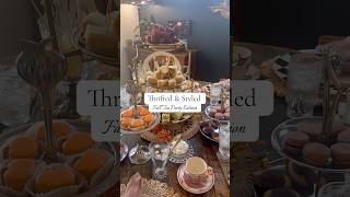 #teaparty #falldecorelegance #thrifting #homedecor #thriftedandstyled #thriftedvsstyled #thriftflip
