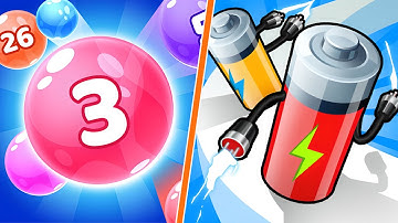 Marble Run 3D vs Battery Run - All Level Gameplay Android,iOS - NEW MEGA APK UPDATE