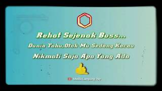 New!!! Story wa remix santai || songs Bujang Orgen Lampung