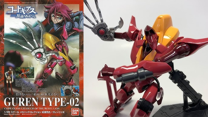 HG 1/35 GUREN Type-08 Elements SEITEN, CODE GEASS