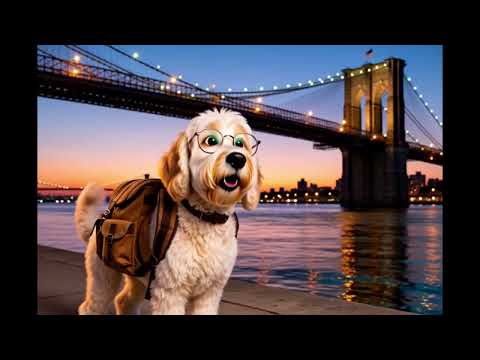 Building America: Oliver Doodle Visits the Brooklyn Bridge!