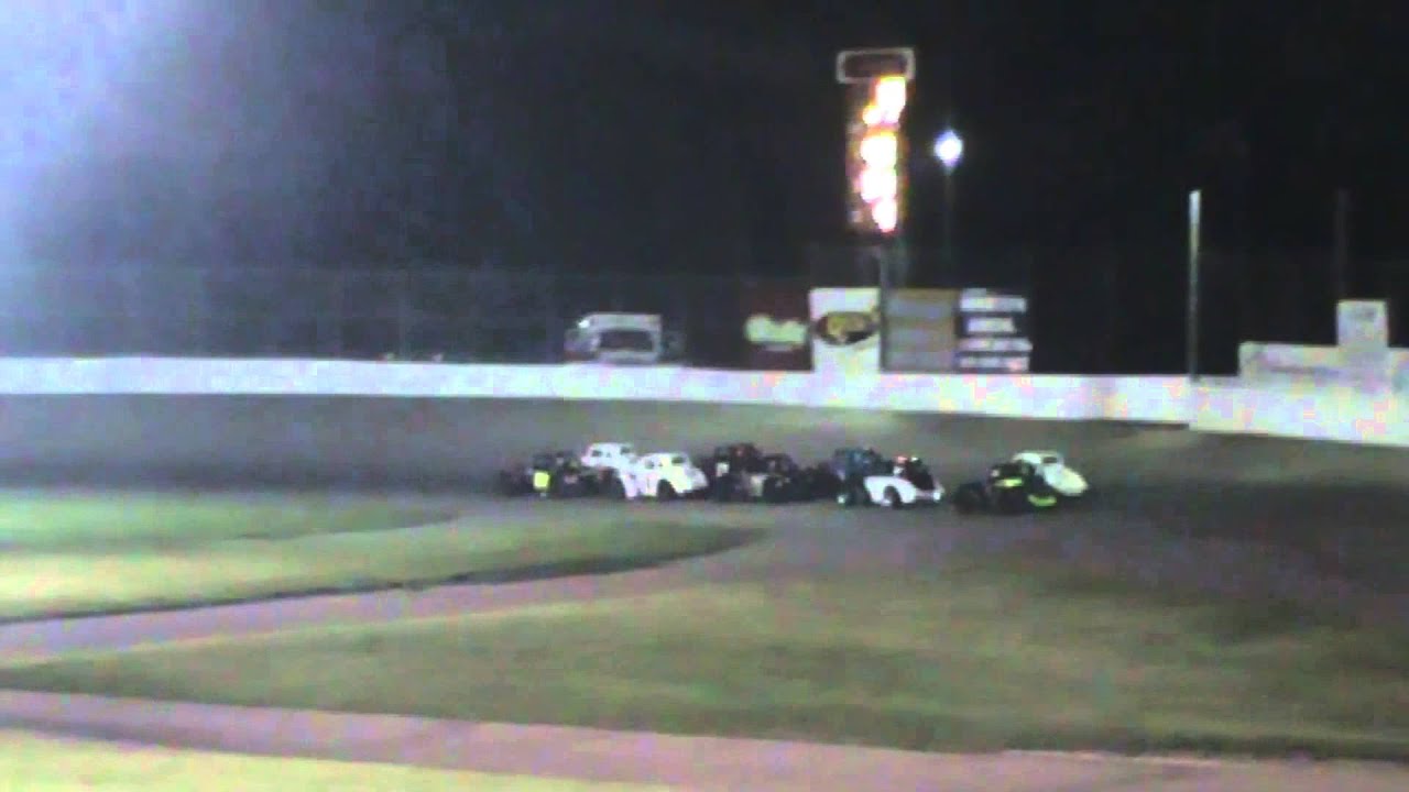 Mason Ludwig Racing Legends Feature Race 5-15-15 Spartan Speedway - YouTube