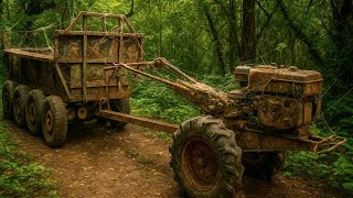 Fully Restored 100%: A Primitive Tractor Abandoned Outdoors for 20 Years Comes Back to Life