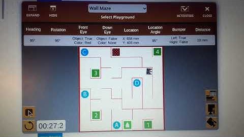 Wall maze VEXcode VR