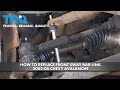 How To Replace Front Sway Bar Link 2002-06 Chevy Avalanche