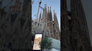 Ensayo para la visita del Papa a Sagrada Familia