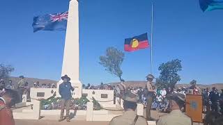 Lest we forget the Frontier Wars - Peltherre Chris Tomlins in Mparntwe / Alice Springs today.