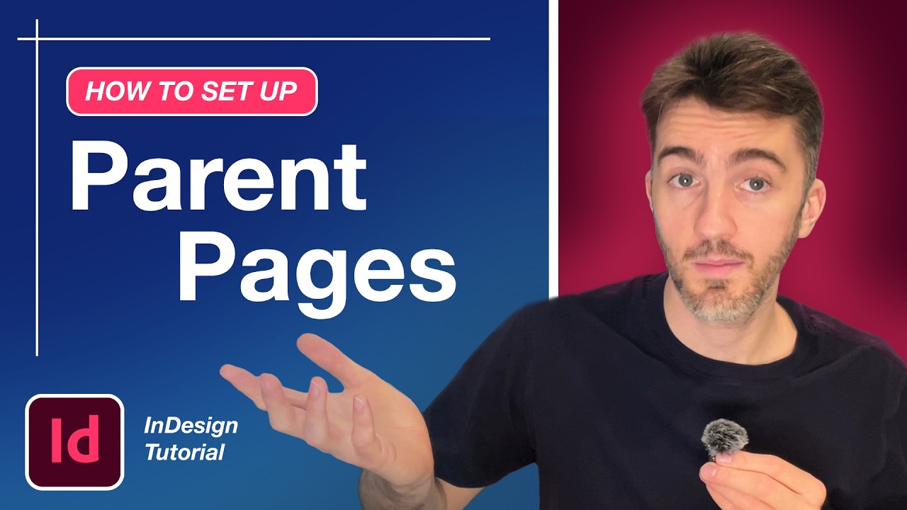 Parent Page Example Indesign Work Faster in InDesign Using Parent Pages - YouTube