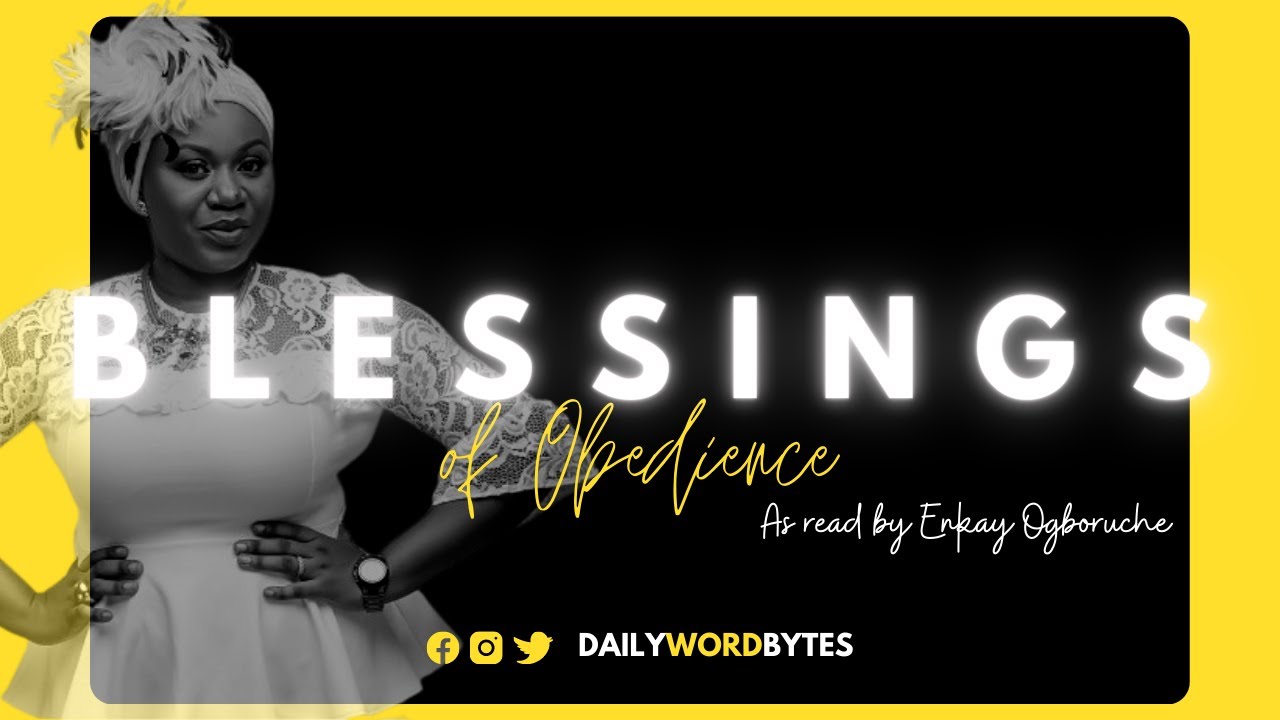Blessings For Obedience (DEUTERONOMY 28:1-8) // by Enkay Ogboruche ...