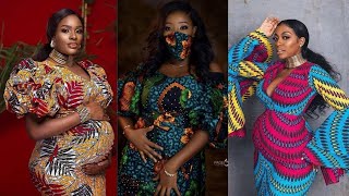 Latest African Ankara Maternity Gowns & Dresses Styles for Pregnant Ladies