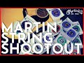 Choisir le jeu de cordes acoustiques parfait  martin guitars string shootout