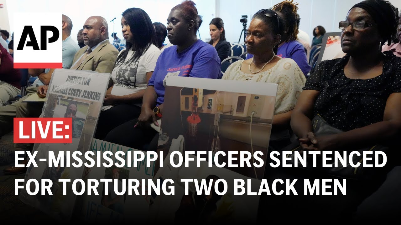 LIVE: Sentencing of 6 former Mississippi law officers for torture of 2 Black men