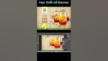 Học Photoshop Cơ Bản Cho Người Mới | Thiết Kế Banner Trà Đào Cam Sả Đẹp Mắt!