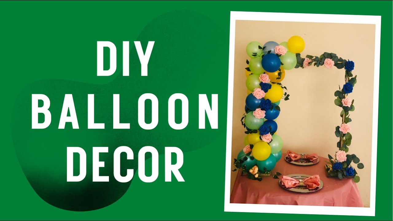 Diy PVC Balloon Centerpiece Floral Centerpieces For Weddings Baby
