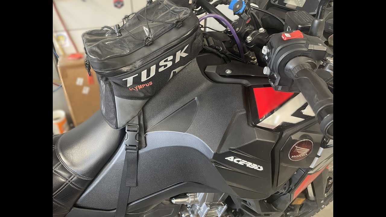 Установка топливного бака Acerbis на Africa Twin 2022 года