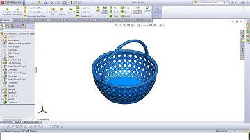 SOLIDWORKS TUTORIAL- MAKE FRUIT BASKET IN SOLIDWORKS