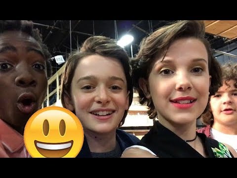 Stranger Things Cast Cute And Funny Moments 2017 Youtube