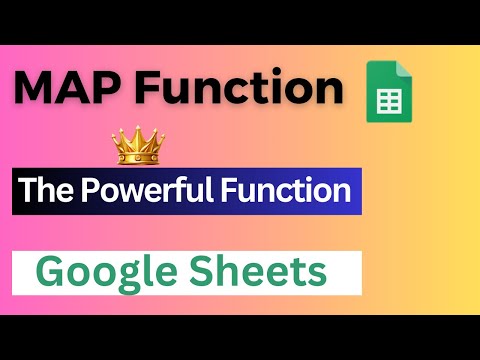 MAP Function in Google Sheets || Google Sheets MAP and LAMBDA function