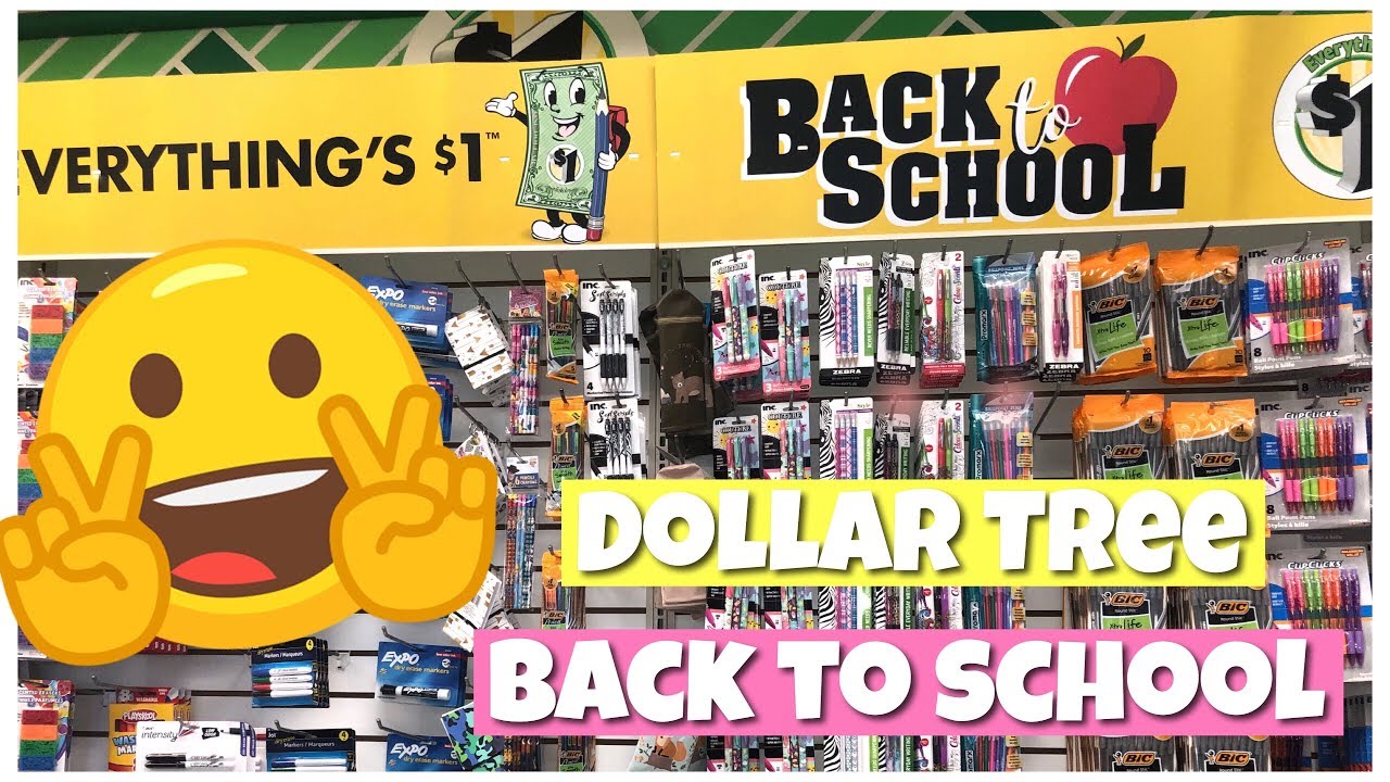 BACK TO SCHOOL SHOPPING AT DOLLAR TREE – Shopping time - 