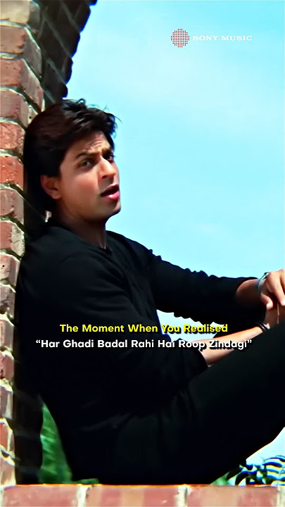 Make today beautiful, because Kal Ho Naa Ho 🎶🌟 #kalhonaho #shahrukh_khan #sonunigam