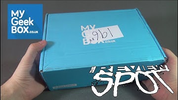 Subscription Spot - My Geek Box August 2016 Subscription Box UNBOXING!