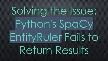 Solving the Issue: Python