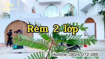 RÈM VẢI 2 LỚP | RÈM MÀN NHẬT HÀ - Cơ Sở Rèm Màn Uy Tín Tại Đà Nẵng