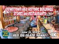 Downtown Hilo Historic Buildings, Stores, and Restaurants July 21, 2022 Hilo Big Island Hawaii