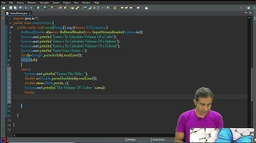 Menu Driven Program in Java (Part-16).