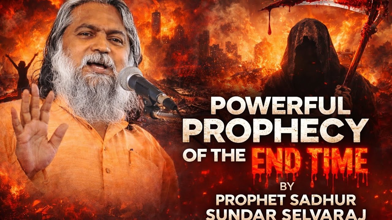 MUST WATCH PROPHET SADHUR SUNDAR SALVARAJ POWERFUL PROPHECY OF THE END TIME #sadhusundarselvaraj 