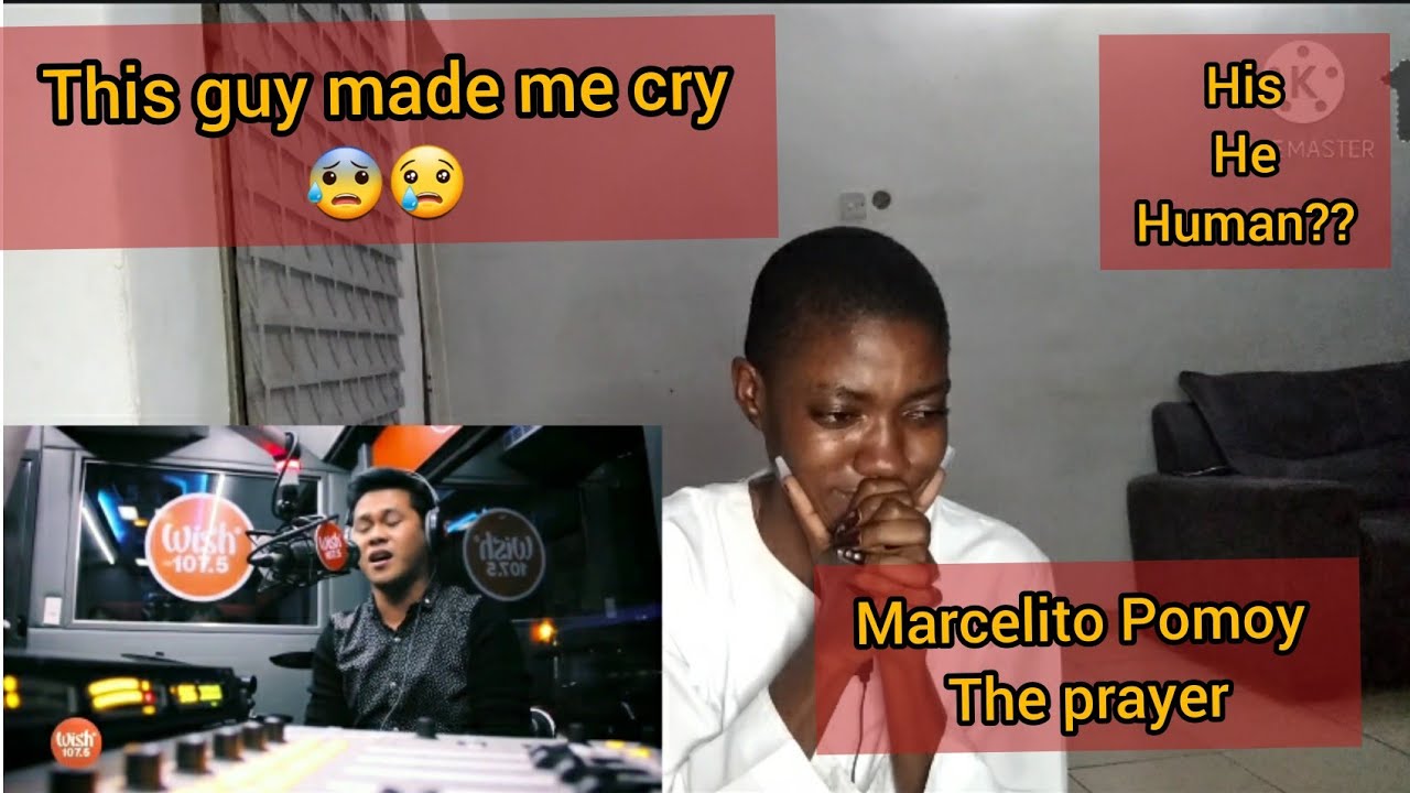 Nigerian girl react to Marcelito pomoy The prayer (by celine Dion & Andrea Bocelli) on wish 107.5