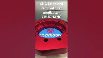 Custom CNC Machining parts with red anodization in China - CNC Precision Machining Factory - ZUOHANG