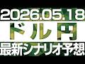 FXドル円最新シナリオ毎日予想＆全エントリー先出し解説 ［2026/05/18］※2倍速推奨