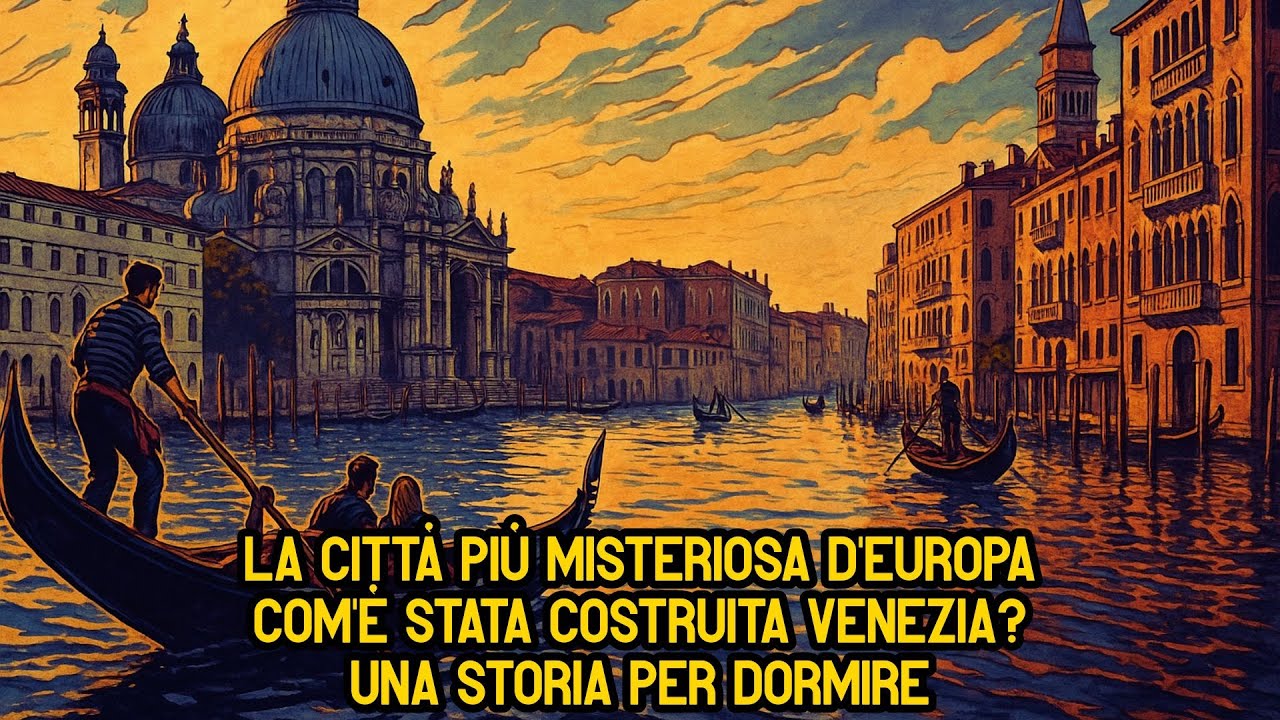La città più misteriosa d'Europa - Com'è stata costruita Venezia? — Una Storia per Dormire