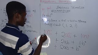 Using the Pascal's triangle to expand binomial expression (Binomial Theorem)