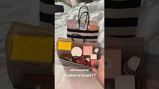 sephora skincare haul