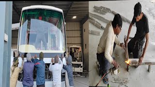 How to fitted  bus windshield glass does