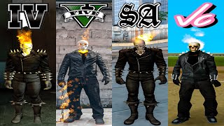 GHOST RIDER in Gta Games (EVOLUTION)