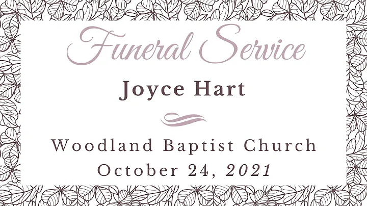 Joyce Hart Funeral Service