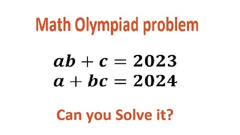 Quiz no 47 | Math Olympiad Problem | Nice Algebraic Problem | Finding value of a, b and c